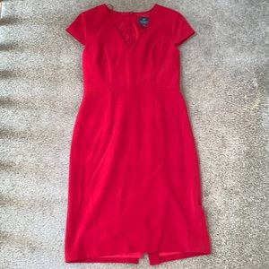 Red adrianna papell dress
